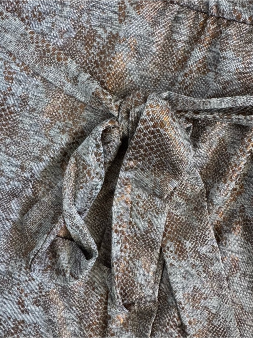 White House Black Market Halter Snakeskin Metallic Blouson Party Dress Sz Medium - Picture 3 of 7
